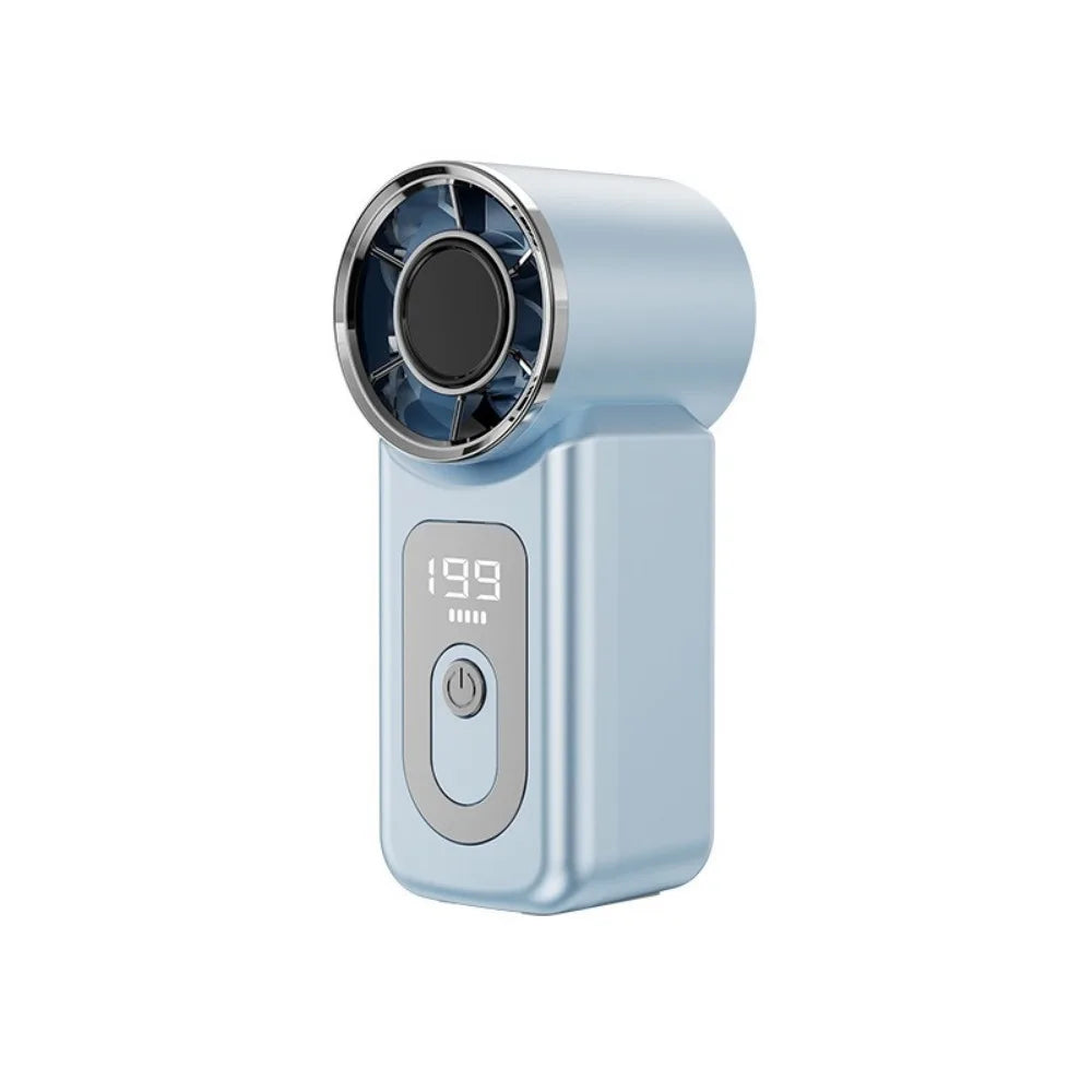 Ice Blaster Turbo Fan — 199 Speed Handheld Cooling Fan