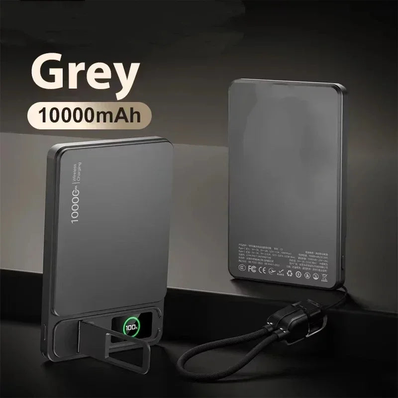 Lenovo CCC 10000mAh Slim Original Power Bank For MagSafe For Magnetic Wireless Fast Charging Portable Battery For IPhone IWatch