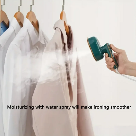 Mini Portable Steam Iron | Travel Garment Steamer for Home & Dorm| 180° Rotatable Handle