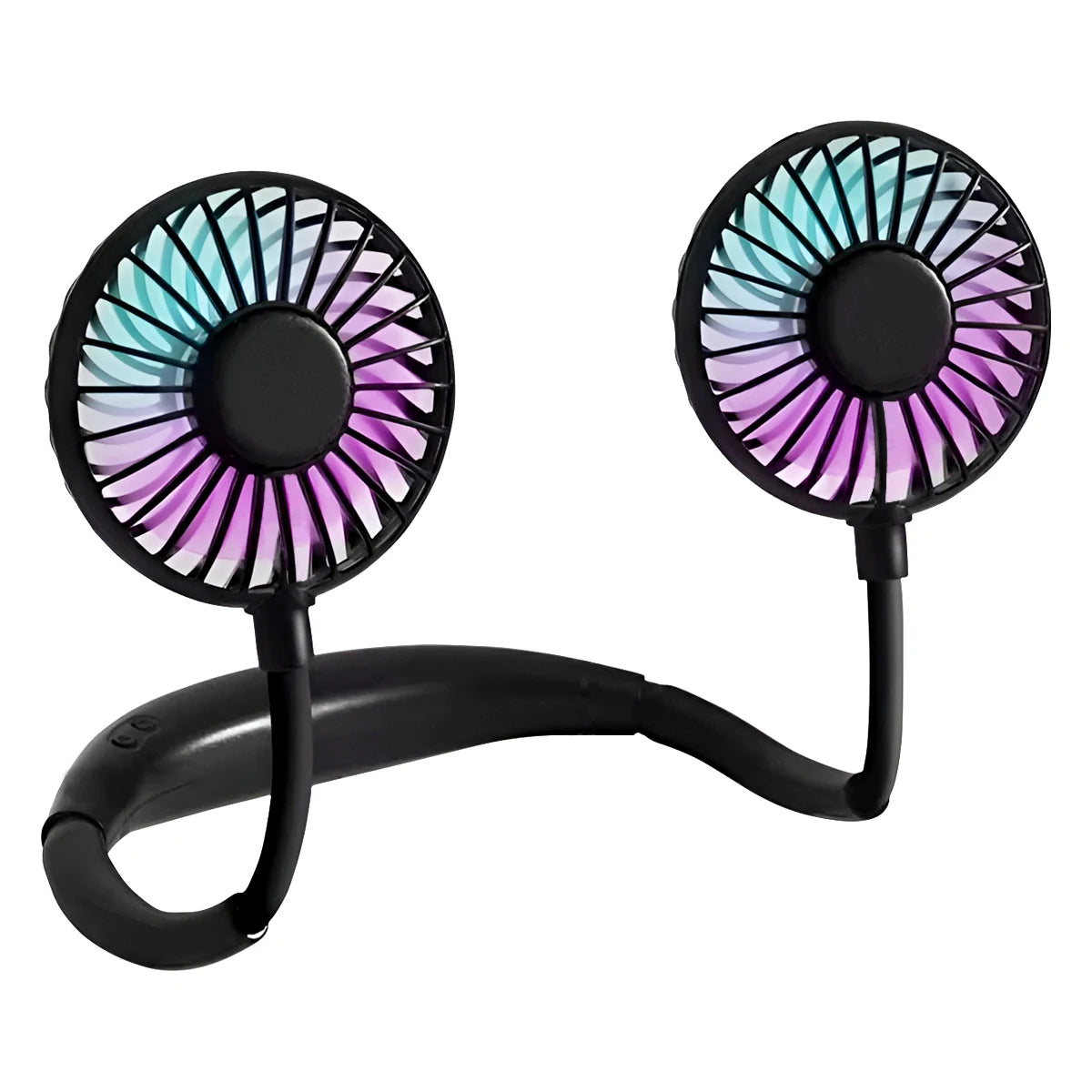 Neck Fan Rechargeable 1200mAh 3 Speeds Hands Free Wearable Fan Portable Personal Cooling Fan for Travel Outdoor Hot Sale