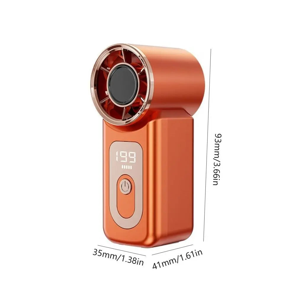Ice Blaster Turbo Fan — 199 Speed Handheld Cooling Fan