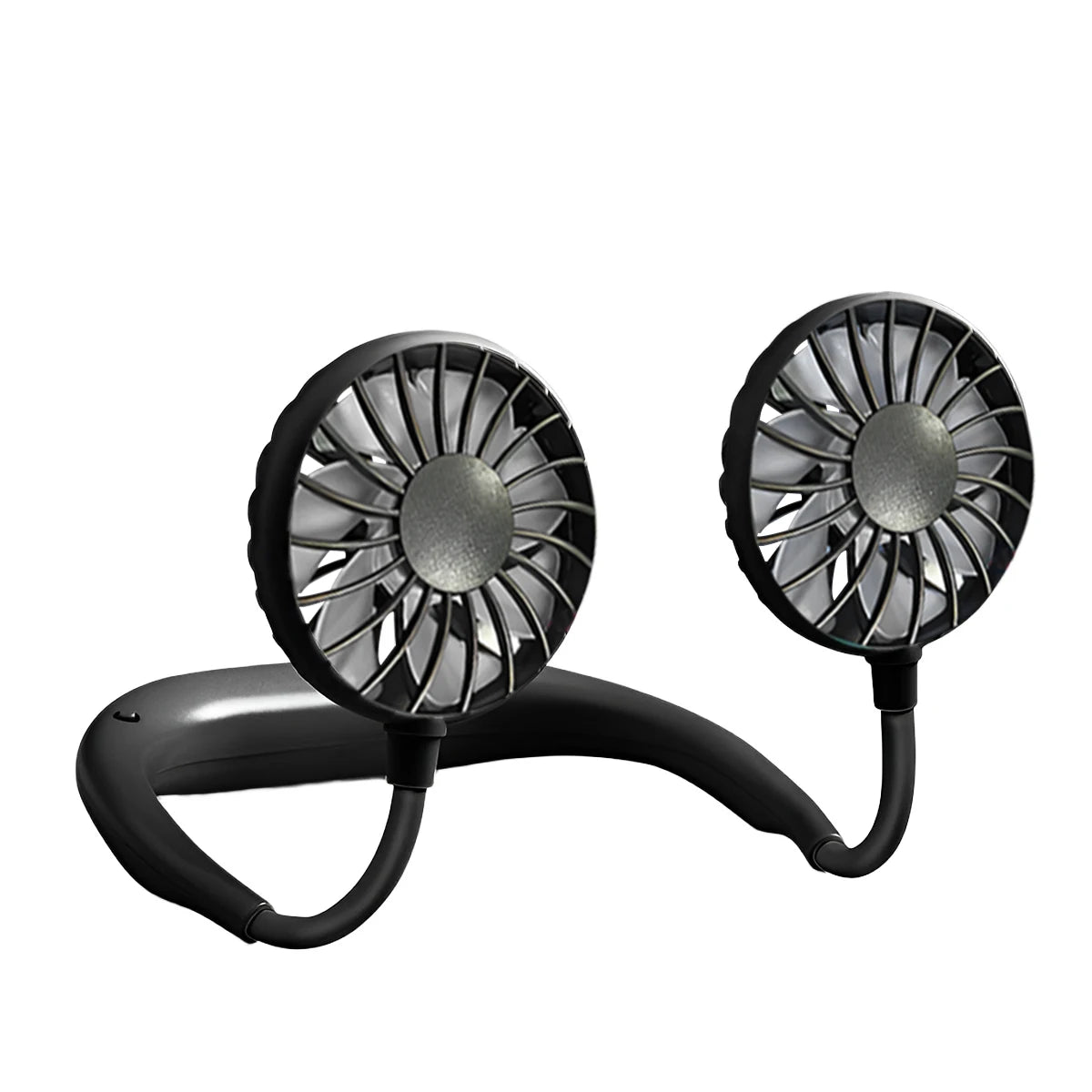 Neck Fan Rechargeable 1200mAh 3 Speeds Hands Free Wearable Fan Portable Personal Cooling Fan for Travel Outdoor Hot Sale