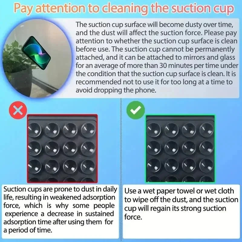 Sticky Suction Phone Mount