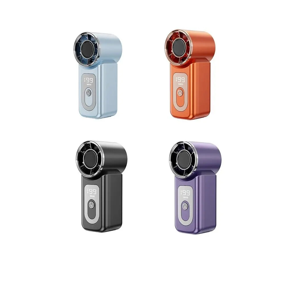Ice Blaster Turbo Fan — 199 Speed Handheld Cooling Fan