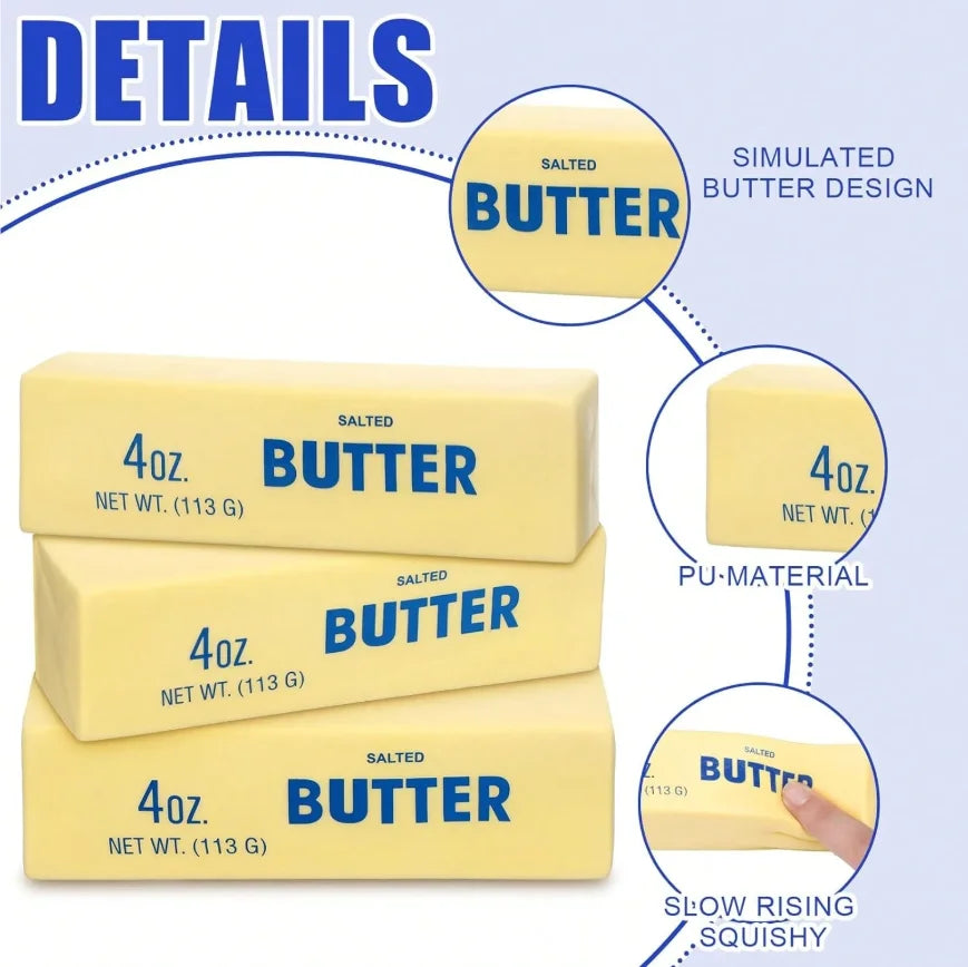 Butter Squishy Stress Toy