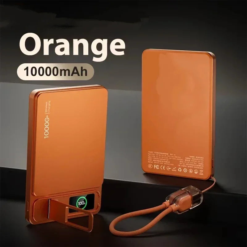 Lenovo CCC 10000mAh Slim Original Power Bank For MagSafe For Magnetic Wireless Fast Charging Portable Battery For IPhone IWatch